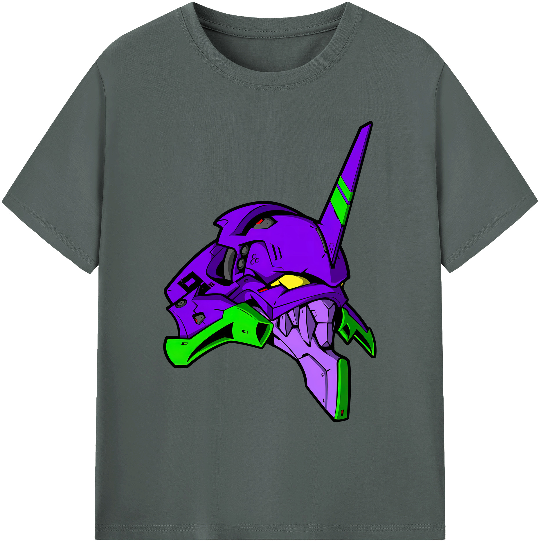 （画像用） EVA 新世紀エヴァンゲリオン 綿100％ メンズ半袖Tシャツ｜肌触りやわらか＆通気性